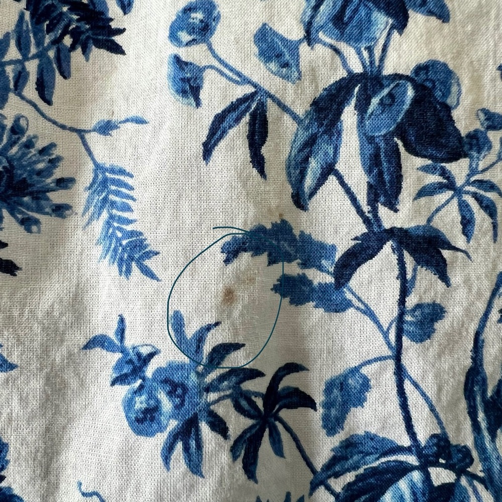 Janie and Jack Floral Blue and White Dress Sz 7 - Picture 10 of 10
